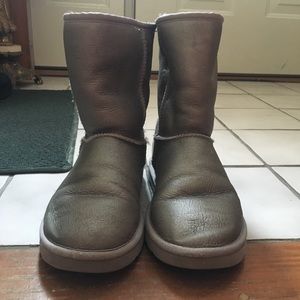 Silver shimmer uggs